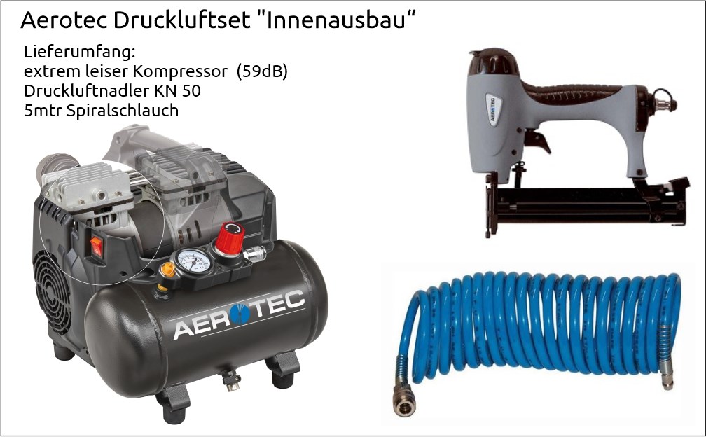 Druckluftset  Innenausbau